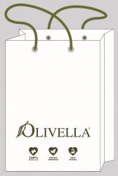 Подарунковий пакет Olivella 1шт ― Офіційний сайт органічної продукції SODASAN: безпечні товари для прання, прибирання, миття посуду та гігієни без фосфатів, ензимів, хлору, продуктів нафто-хімії, генно-модифікованих компонентів, синтетичних ароматизаторів і консервантів.