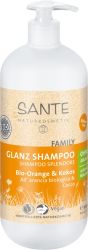 SANTE БИО-Шампунь для блеска и объема волос Апельсин и Кокос (для всей семьи), 950мл
