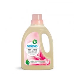SODASAN, Органическое жидкое средство-концентрат Woolen Wash для  стирки шерсти, шелка и деликатных тканей Sodasan 0,75 л